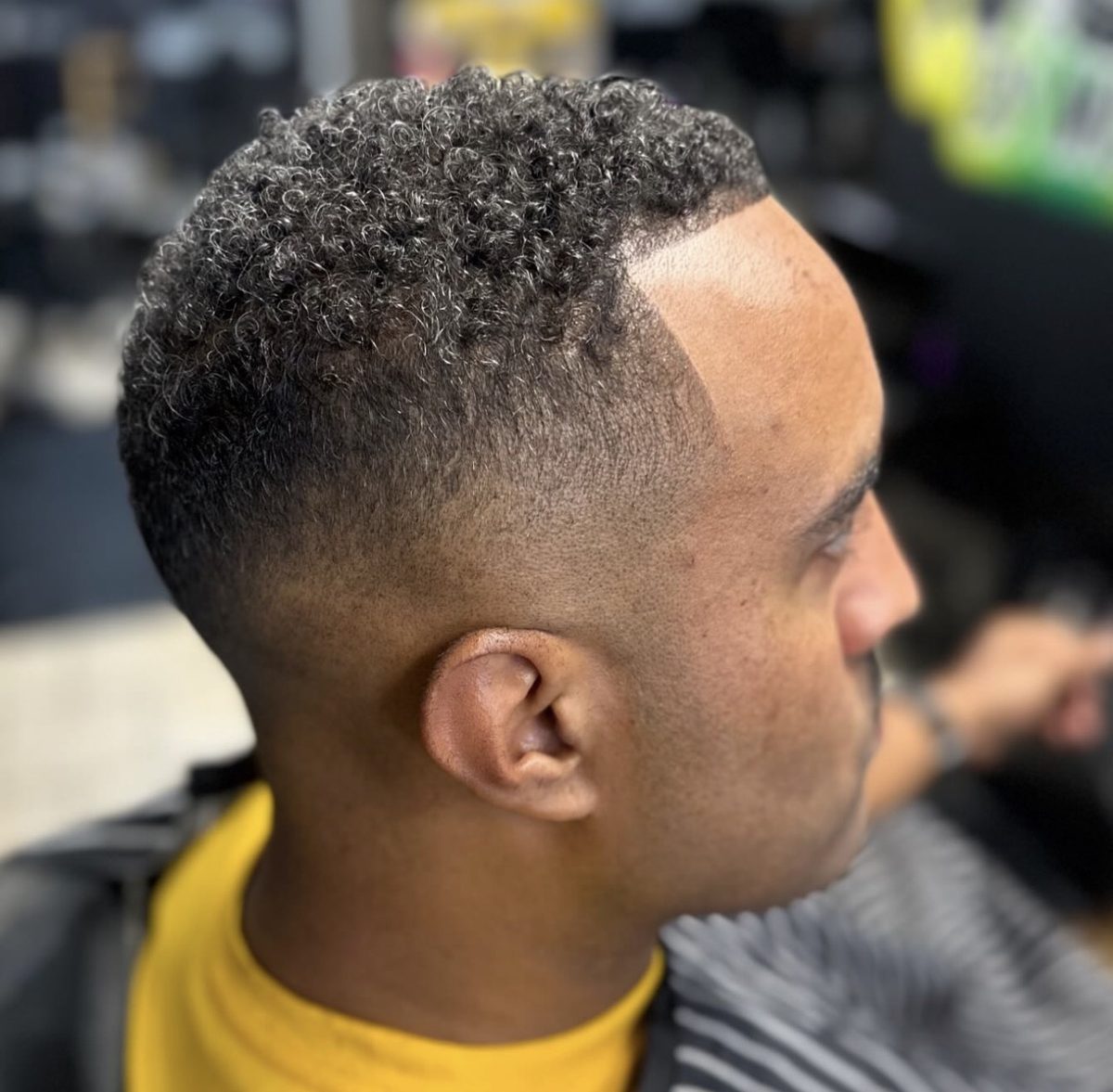 Taper fade side profile