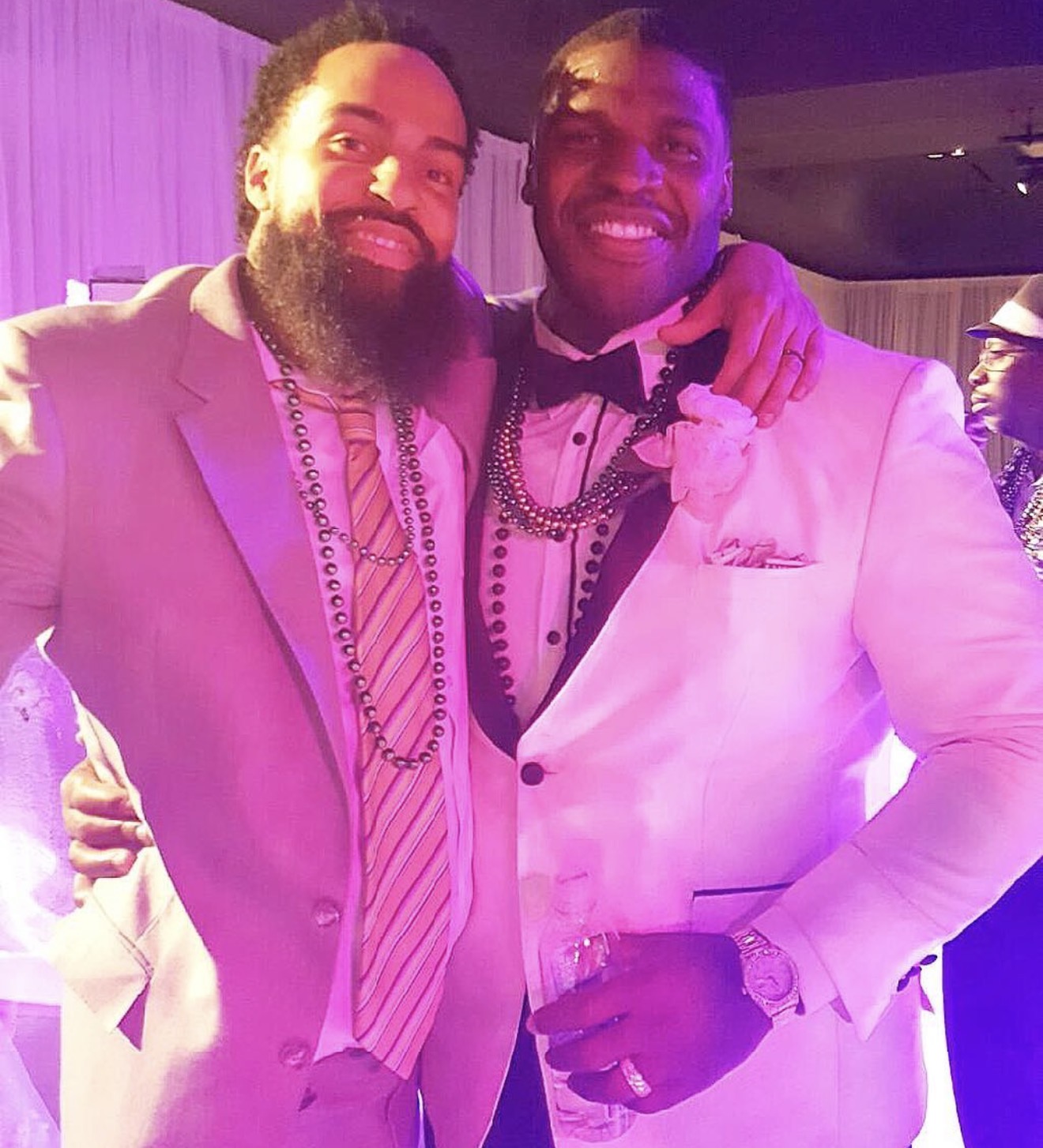 Silas with Glenn Dorsey — NFL Legend