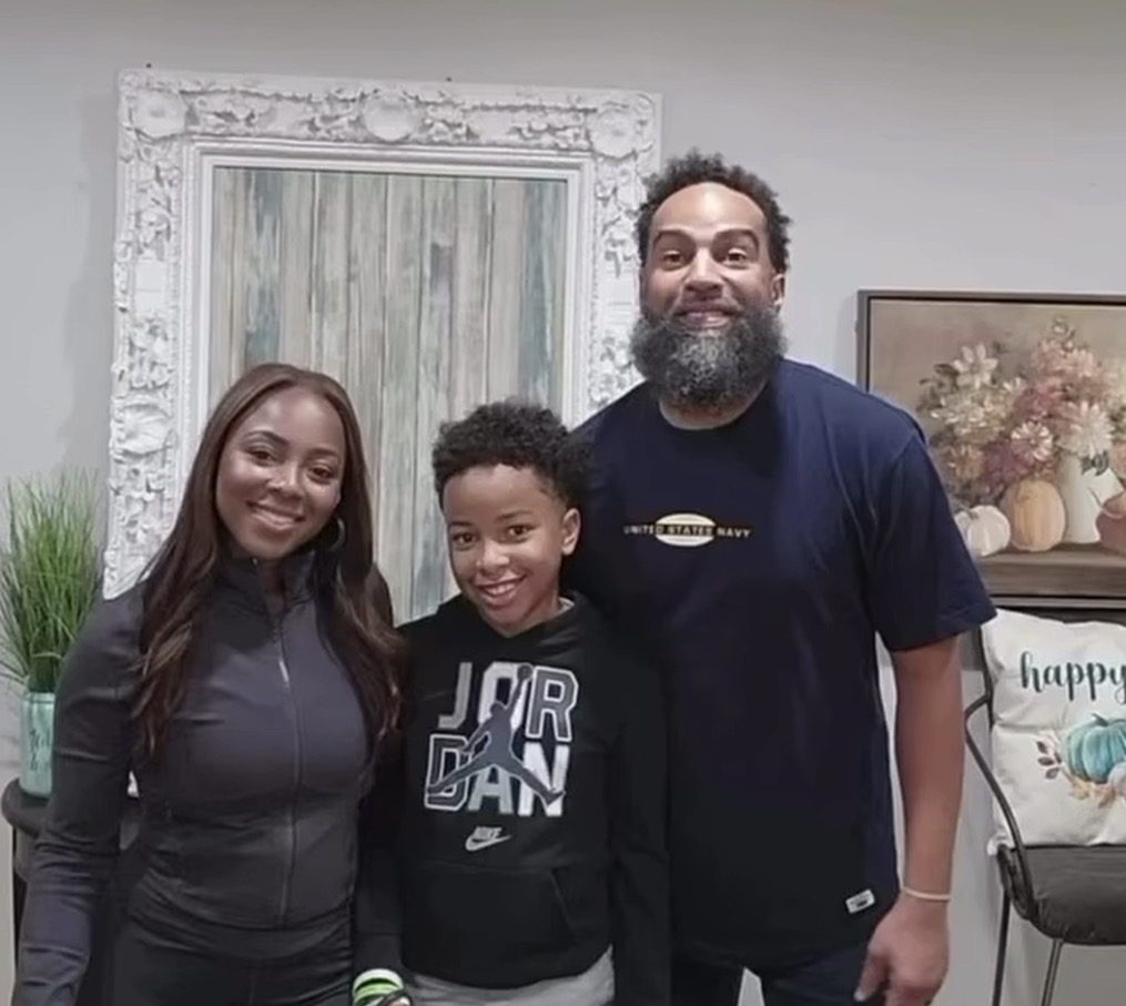The family at home